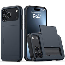 Load image into Gallery viewer, Shockproof Armor Phone Case with Card Slot, For iPhone 17 Pro Max, For iPhone 17 Pro, For iPhone 17, For iPhone Air