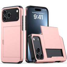 Load image into Gallery viewer, Shockproof Armor Phone Case with Card Slot, For iPhone 17 Pro Max, For iPhone 17 Pro, For iPhone 17, For iPhone Air
