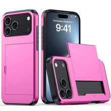 Load image into Gallery viewer, Shockproof Armor Phone Case with Card Slot, For iPhone 17 Pro Max, For iPhone 17 Pro, For iPhone 17, For iPhone Air