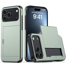 Load image into Gallery viewer, Shockproof Armor Phone Case with Card Slot, For iPhone 18, For iPhone 18 Pro, For iPhone 18 Pro Max, For iPhone 17e / 16e
