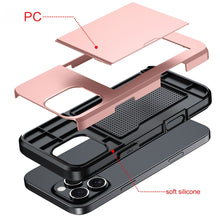 Load image into Gallery viewer, Shockproof Armor Phone Case with Card Slot, For iPhone 16 Pro Max, For iPhone 16 Pro, For iPhone 16 Plus, For iPhone 16