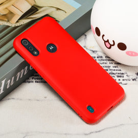 Pure Color Liquid Silicone Shockproof Full Coverage Protective Case, For Motorola Moto E6s (2020), For Xiaomi Redmi 9, For Xiaomi Redmi 9C