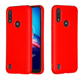 Pure Color Liquid Silicone Shockproof Full Coverage Protective Case, For Motorola Moto E6s (2020), For Xiaomi Redmi 9, For Xiaomi Redmi 9C