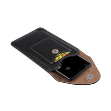 Load image into Gallery viewer, Elephant Texture Men Leisure Simple Universal Mobile Phone Waist Pack Leather Case with Card Slot, Suitable for 6.7-6.9 inch Smartphones, For iPhone 12 Pro Max