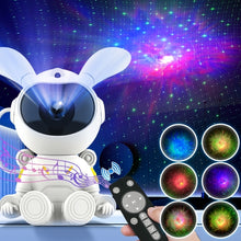 Load image into Gallery viewer, G002 Space Rabbit Starry Sky Projection Lamp Bluetooth Speaker 2 in 1 Laser Light, G002 Bluetooth