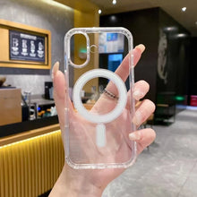 Load image into Gallery viewer, Large Hole Camera MagSafe Magnetic Clear Acrylic TPU Case, For iPhone 18 Pro, For iPhone 18 Pro Max, For iPhone 17 Pro Max, For iPhone 17 Pro, For iPhone 17, For iPhone 17 Air, For iPhone 16 Pro Max, For iPhone 16 Pro, For iPhone 16 Plus, For iPhone 16