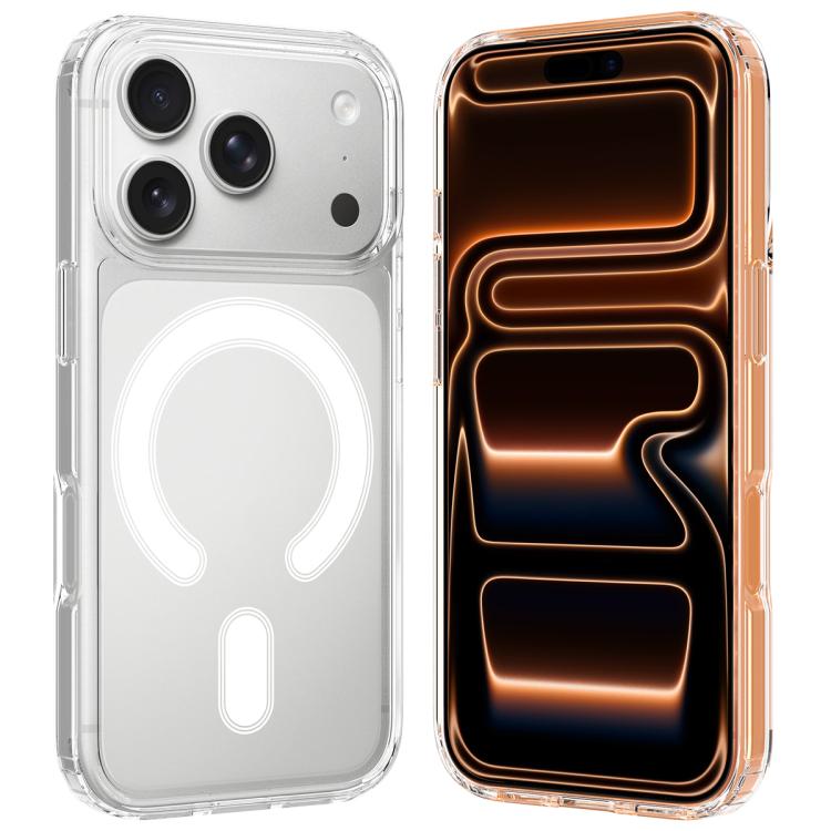 Large Hole Camera MagSafe Magnetic Clear Acrylic TPU Case, For iPhone 17 Pro Max, For iPhone 17 Pro, For iPhone 17, For iPhone 16 Pro Max, For iPhone 16 Pro, For iPhone 16 Plus, For iPhone 16
