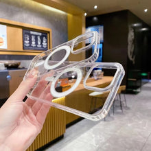Load image into Gallery viewer, Large Hole Camera MagSafe Magnetic Clear Acrylic TPU Case, For iPhone 18 Pro, For iPhone 18 Pro Max, For iPhone 17 Pro Max, For iPhone 17 Pro, For iPhone 17, For iPhone 17 Air, For iPhone 16 Pro Max, For iPhone 16 Pro, For iPhone 16 Plus, For iPhone 16
