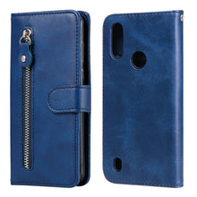 Load image into Gallery viewer, Fashion Calf Texture Zipper Horizontal Flip Leather Case with Holder &amp; Card Slots &amp; Wallet Function, For Motorola Moto E6s (2020), For Motorola Moto G8 Power Lite, For OPPO Reno3 Pro / Find X2 Neo, For OPPO Reno3 5G/ Find X2 Lite, For Xiaomi Redmi 9   ...