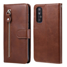 Load image into Gallery viewer, Fashion Calf Texture Zipper Horizontal Flip Leather Case with Holder &amp; Card Slots &amp; Wallet Function, For Motorola Moto E6s (2020), For Motorola Moto G8 Power Lite, For OPPO Reno3 Pro / Find X2 Neo, For OPPO Reno3 5G/ Find X2 Lite, For Xiaomi Redmi 9   ...