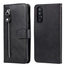 Load image into Gallery viewer, Fashion Calf Texture Zipper Horizontal Flip Leather Case with Holder &amp; Card Slots &amp; Wallet Function, For Motorola Moto E6s (2020), For Motorola Moto G8 Power Lite, For OPPO Reno3 Pro / Find X2 Neo, For OPPO Reno3 5G/ Find X2 Lite, For Xiaomi Redmi 9   ...