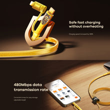 Load image into Gallery viewer, REMAX RC-C165 Prime 1.2m 60W Type-C to Type-C + 8 Pin Braided Fast Charging Cable, RC-C165