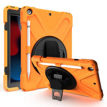 Load image into Gallery viewer, Shockproof Colorful Silicone + PC Protective Case with Holder &amp; Shoulder Strap &amp; Hand Strap &amp; Pen Slot, For iPad 10.2 2021 / 2020 / 2019, For Microsoft Surface Go 2