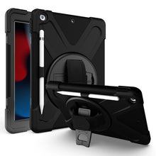 Load image into Gallery viewer, Shockproof Colorful Silicone + PC Protective Case with Holder &amp; Shoulder Strap &amp; Hand Strap &amp; Pen Slot, For iPad 10.2 2021 / 2020 / 2019, For Microsoft Surface Go 2