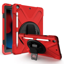 Load image into Gallery viewer, Shockproof Colorful Silicone + PC Protective Case with Holder &amp; Shoulder Strap &amp; Hand Strap &amp; Pen Slot, For iPad 10.2 2021 / 2020 / 2019, For Microsoft Surface Go 2