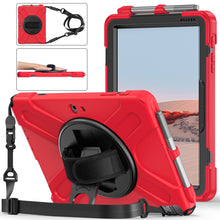 Load image into Gallery viewer, Shockproof Colorful Silicone + PC Protective Case with Holder &amp; Shoulder Strap &amp; Hand Strap &amp; Pen Slot, For iPad 10.2 2021 / 2020 / 2019, For Microsoft Surface Go 2
