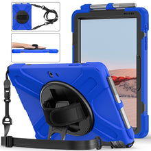Load image into Gallery viewer, Shockproof Colorful Silicone + PC Protective Case with Holder &amp; Shoulder Strap &amp; Hand Strap &amp; Pen Slot, For iPad 10.2 2021 / 2020 / 2019, For Microsoft Surface Go 2