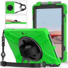Load image into Gallery viewer, Shockproof Colorful Silicone + PC Protective Case with Holder &amp; Shoulder Strap &amp; Hand Strap &amp; Pen Slot, For iPad 10.2 2021 / 2020 / 2019, For Microsoft Surface Go 2