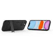 Load image into Gallery viewer, PC + TPU Shockproof Protective Case with Invisible Holder, For iPhone 12 / 12 Pro, For iPhone 12 mini, For OPPO Realme C11, For Vivo X50 Pro+, For Samsung Galaxy M01