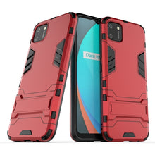 Load image into Gallery viewer, PC + TPU Shockproof Protective Case with Invisible Holder, For iPhone 12 / 12 Pro, For iPhone 12 mini, For OPPO Realme C11, For Vivo X50 Pro+, For Samsung Galaxy M01