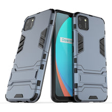 Load image into Gallery viewer, PC + TPU Shockproof Protective Case with Invisible Holder, For iPhone 12 / 12 Pro, For iPhone 12 mini, For OPPO Realme C11, For Vivo X50 Pro+, For Samsung Galaxy M01