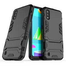 Load image into Gallery viewer, PC + TPU Shockproof Protective Case with Invisible Holder, For iPhone 12 / 12 Pro, For iPhone 12 mini, For OPPO Realme C11, For Vivo X50 Pro+, For Samsung Galaxy M01