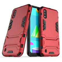 Load image into Gallery viewer, PC + TPU Shockproof Protective Case with Invisible Holder, For iPhone 12 / 12 Pro, For iPhone 12 mini, For OPPO Realme C11, For Vivo X50 Pro+, For Samsung Galaxy M01