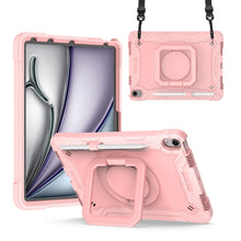 Load image into Gallery viewer, Handle Grip Holder Silicone Hybrid PC Tablet Case with Strap, For iPad Pro 11 2025 / 2024, For iPad Air 11 2026 / 2025 / 2024