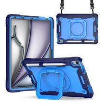 Load image into Gallery viewer, Handle Grip Holder Silicone Hybrid PC Tablet Case with Strap, For iPad Pro 11 2025 / 2024, For iPad Air 11 2026 / 2025 / 2024