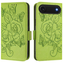 Load image into Gallery viewer, Embossed Rose RFID Anti-theft Leather Phone Case, For iPhone 18 Pro / 17 Pro, For iPhone 18 Pro Max / 17 Pro Max, For iPhone 17, For iPhone Air, For iPhone SE 2024, For iPhone 16 Pro Max, For iPhone 16 Pro, For iPhone 16 Plus