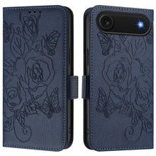 Load image into Gallery viewer, Embossed Rose RFID Anti-theft Leather Phone Case, For iPhone 17 Pro Max, For iPhone 17 Pro, For iPhone 17, For iPhone Air, For iPhone SE 2024, For iPhone 16 Pro Max, For iPhone 16 Pro, For iPhone 16 Plus