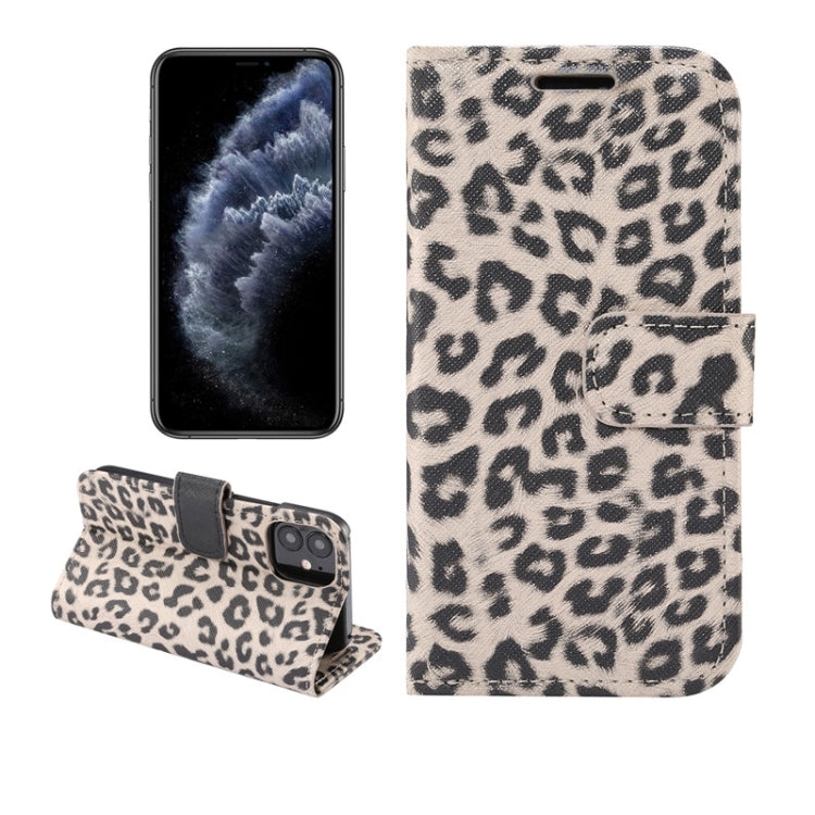 Leopard Print Pattern Horizontal Flip Leather Case with Card Slot and Holder, For iPhone 12 mini, For iPhone 12 / 12 Pro, For iPhone 12 Pro Max