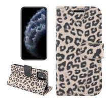Load image into Gallery viewer, Leopard Print Pattern Horizontal Flip Leather Case with Card Slot and Holder, For iPhone 12 mini, For iPhone 12 / 12 Pro, For iPhone 12 Pro Max