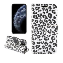 Load image into Gallery viewer, Leopard Print Pattern Horizontal Flip Leather Case with Card Slot and Holder, For iPhone 12 mini, For iPhone 12 / 12 Pro, For iPhone 12 Pro Max