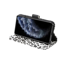 Load image into Gallery viewer, Leopard Print Pattern Horizontal Flip Leather Case with Card Slot and Holder, For iPhone 12 mini, For iPhone 12 / 12 Pro, For iPhone 12 Pro Max