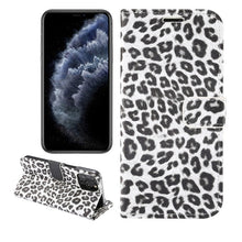 Load image into Gallery viewer, Leopard Print Pattern Horizontal Flip Leather Case with Card Slot and Holder, For iPhone 12 mini, For iPhone 12 / 12 Pro, For iPhone 12 Pro Max