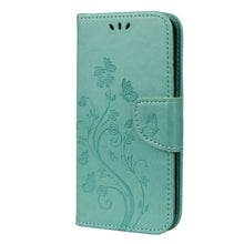 Load image into Gallery viewer, Butterfly Flower Pattern Horizontal Flip Leather Case with Holder &amp; Card Slots &amp; Wallet, For iPhone 12 mini, For iPhone 12 / 12 Pro, For iPhone 12 Pro Max
