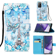 Load image into Gallery viewer, Colored Drawing Pattern Plain Weave Horizontal Flip Leather Case with Holder &amp; Card Slot &amp; Wallet &amp; Lanyard