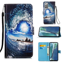 Load image into Gallery viewer, Colored Drawing Pattern Plain Weave Horizontal Flip Leather Case with Holder &amp; Card Slot &amp; Wallet &amp; Lanyard