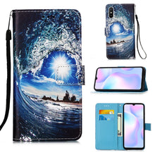 Load image into Gallery viewer, Colored Drawing Pattern Plain Weave Horizontal Flip Leather Case with Holder &amp; Card Slot &amp; Wallet &amp; Lanyard