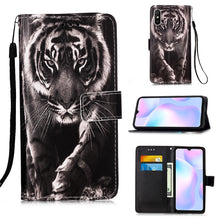 Load image into Gallery viewer, Colored Drawing Pattern Plain Weave Horizontal Flip Leather Case with Holder &amp; Card Slot &amp; Wallet &amp; Lanyard