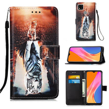 Load image into Gallery viewer, Colored Drawing Pattern Plain Weave Horizontal Flip Leather Case with Holder &amp; Card Slot &amp; Wallet &amp; Lanyard