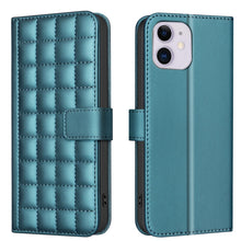 Load image into Gallery viewer, Square Texture Leather Phone Case, For iPhone 12 / 12 Pro, For iPhone 12 Pro Max, For iPhone 11 Pro Max, For iPhone 11, For iPhone 11 Pro, For iPhone XR, For iPhone XS Max, For iPhone 8 Plus / 7 Plus