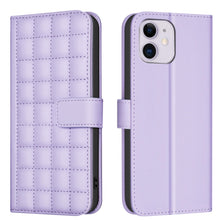 Load image into Gallery viewer, Square Texture Leather Phone Case, For iPhone 12 / 12 Pro, For iPhone 12 Pro Max, For iPhone 11 Pro Max, For iPhone 11, For iPhone 11 Pro, For iPhone XR, For iPhone XS Max, For iPhone 8 Plus / 7 Plus