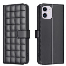 Load image into Gallery viewer, Square Texture Leather Phone Case, For iPhone 12 / 12 Pro, For iPhone 12 Pro Max, For iPhone 11 Pro Max, For iPhone 11, For iPhone 11 Pro, For iPhone XR, For iPhone XS Max, For iPhone 8 Plus / 7 Plus