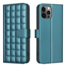 Load image into Gallery viewer, Square Texture Leather Phone Case, For iPhone 12 / 12 Pro, For iPhone 12 Pro Max, For iPhone 11 Pro Max, For iPhone 11, For iPhone 11 Pro, For iPhone XR, For iPhone XS Max, For iPhone 8 Plus / 7 Plus