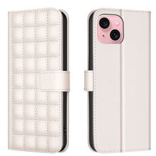 Load image into Gallery viewer, Square Texture Leather Phone Case, For iPhone 15 Plus / 14 Plus, For iPhone 15, For iPhone 14 / 13, For iPhone 14 Pro, For iPhone 14 Pro Max, For iPhone SE 2022 / SE 2020 / 8 / 7, For iPhone 13 Pro Max, For iPhone 13 Pro