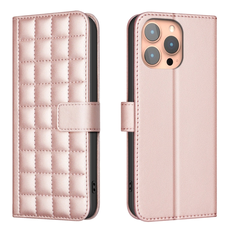 Square Texture Leather Phone Case, For iPhone 17e / 16e, For iPhone 17 Pro Max, For iPhone 16 Pro Max, For iPhone 16 Pro, For iPhone 16 Plus, For iPhone 16, For iPhone 15 Pro Max, For iPhone 15 Pro