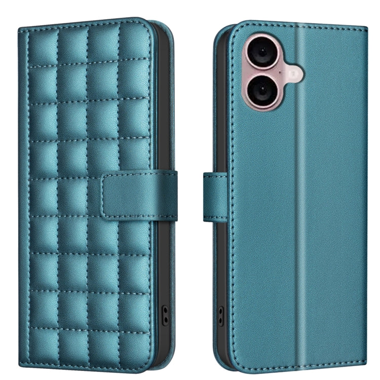 Square Texture Leather Phone Case, For iPhone 17e / 16e, For iPhone 17 Pro Max, For iPhone 16 Pro Max, For iPhone 16 Pro, For iPhone 16 Plus, For iPhone 16, For iPhone 15 Pro Max, For iPhone 15 Pro