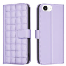 Load image into Gallery viewer, Square Texture Leather Phone Case, For iPhone 17e / 16e, For iPhone 17 Pro Max, For iPhone 16 Pro Max, For iPhone 16 Pro, For iPhone 16 Plus, For iPhone 16, For iPhone 15 Pro Max, For iPhone 15 Pro